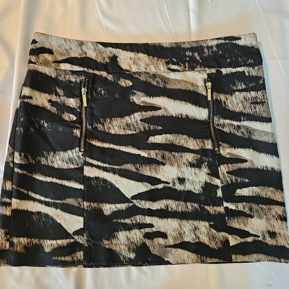 Michael Michael Kors Animal Print Skirt Size 10. - Picture 1 of 9